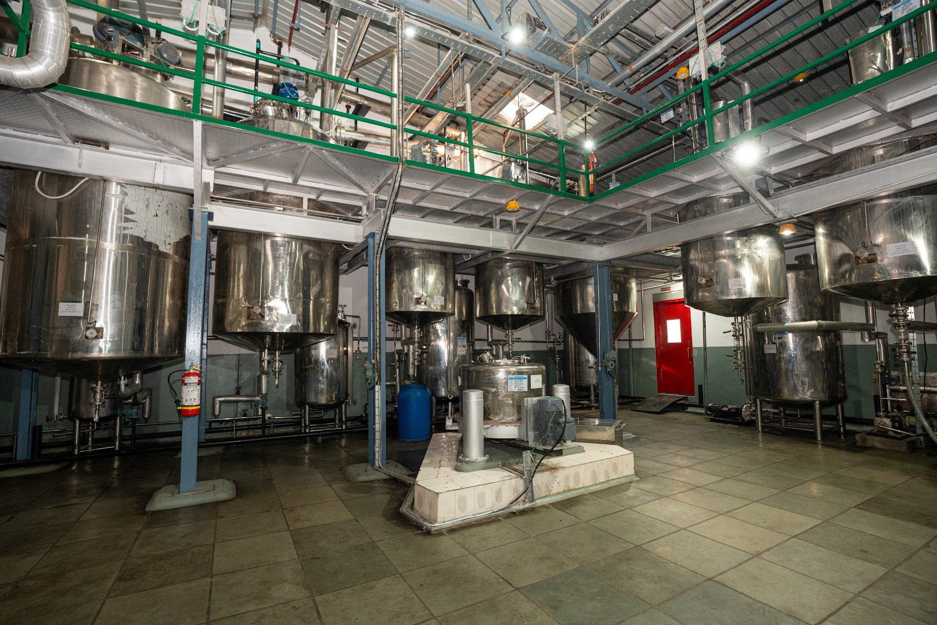 Production equipment at Shriom Organics