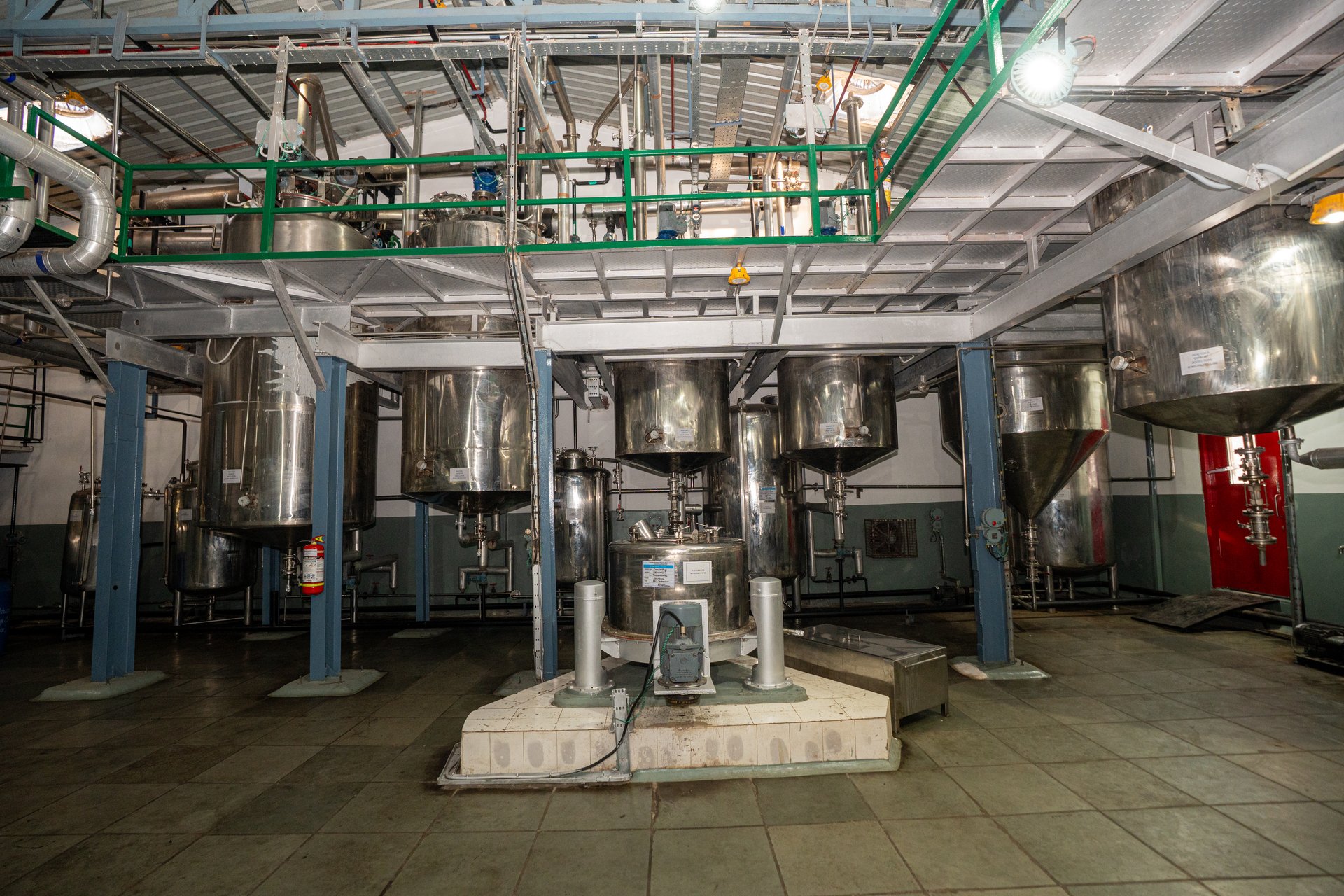 Reactor vessels at Shriom Organics